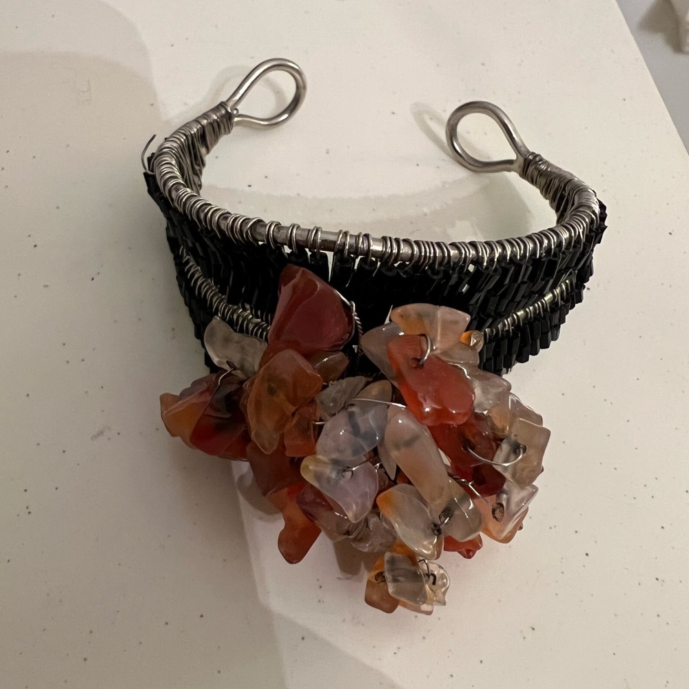 Boutique Beaded Cuff Bracelet